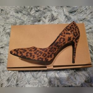 New Look Leopard Print Pump Size 11